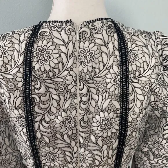 NWT Anthropologie Monique Lhuillier Lace Dress 6P - Picture 13 of 16
